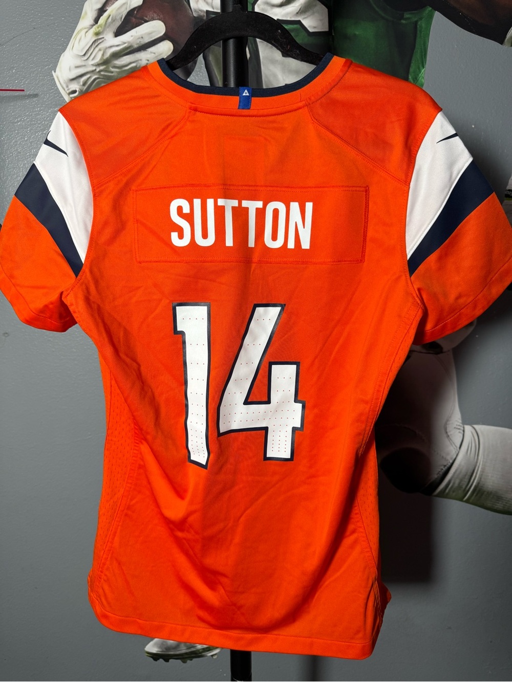 NFL Orange Sutton #14 Men’s Football Jersey